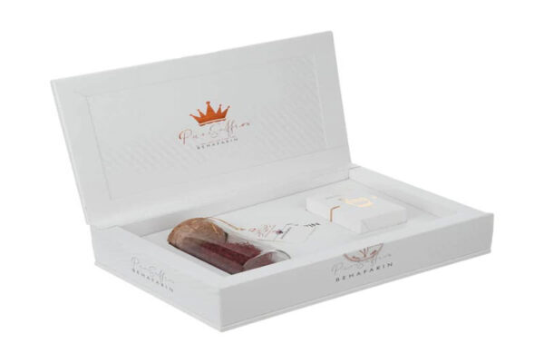 Saffron box 44 جعبه زعفران آماده